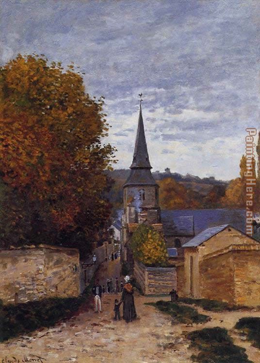 Claude Monet Street in Sainte-Adresse